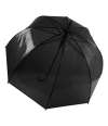 KI2024 Kimood Transparent Umbrella Black colour image